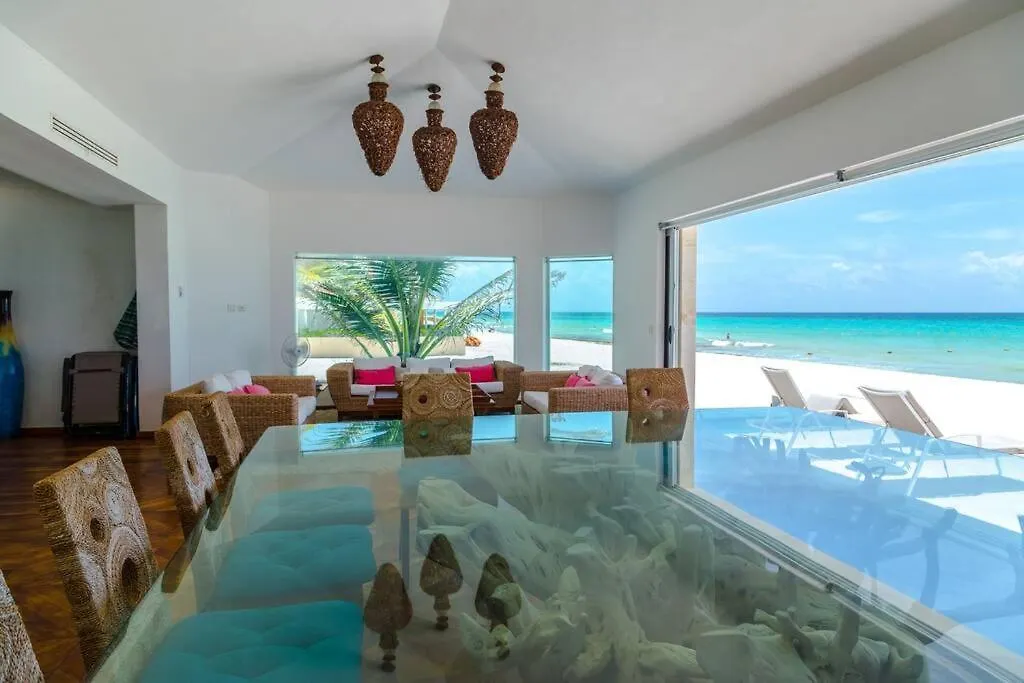 Villa Casa Marmol Beach Front Playa del Carmen Mexico